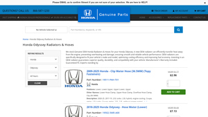 Honda - Genuine OEM Radiators & Hoses