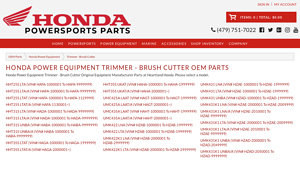 Honda - Power Equipment Trimmer Parts