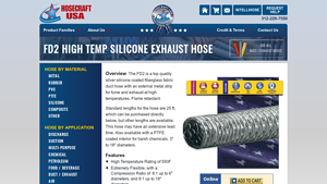 Hosecraft USA - Silicone Duct Hose FD2