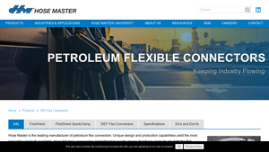 Hose Master - Petroleum Flex Connectors