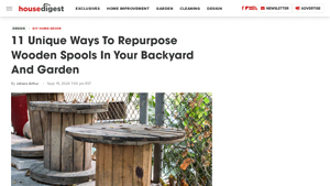 House Digest - Wooden Cable Spools