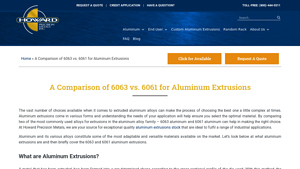 Howard Precision - 6063 Aluminum