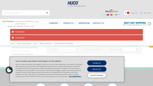Huco - Worm Gears & Wheels