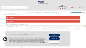 Huco - Splined Shafts & Hubs