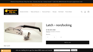 Humphreys BBQ - Latch - Non/Locking