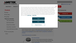 Hunter Spring - Mechanical Cable Reels