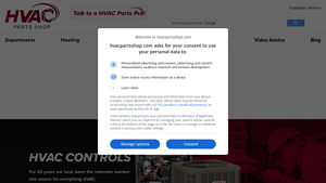HVAC Parts Shop - Essential Repair Components