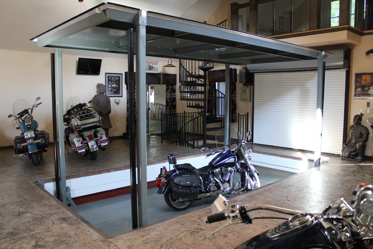 An application scenario or product detail of hydraulic lift garage - Image 8