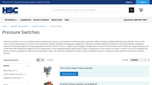 Hydraulic Supply - Pressure Switches & Sensors