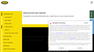 Hytrol - Modular Plastic Belt Conveyors