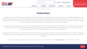 Ibex Marina - Braided Ropes