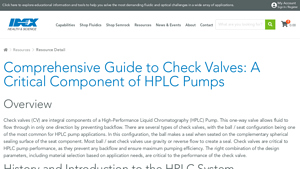 Idex - Check Valves