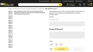 DHgate - High Definition Smart Watch D K 66