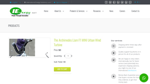 iEnergy - Liam F1 MINI Urban Wind Turbine