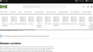 IKEA - STRANDLUMMER Shower Curtain