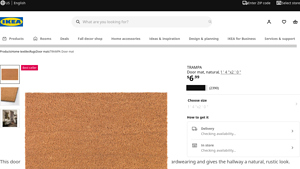 IKEA - TRAMPA Door Mat