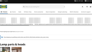 IKEA - Lamp Heads and Parts