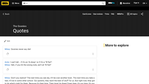 IMDB - Iconic Movie Quote