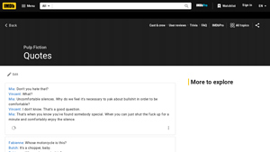 IMDB - Pulp Fiction