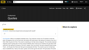 IMDB - Ty Webb's Standards