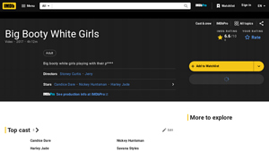 IMDB - Big Booty White Girls