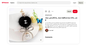 Pinterest - Decorative Letter Z Collection