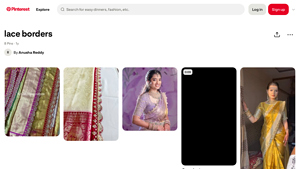 Pinterest - Maggam Work & Lace Designs