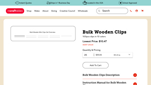 InCraftables - Bulk Wooden Clips Kit