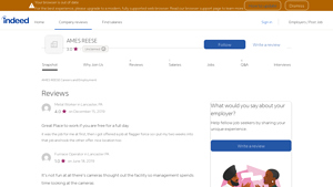 AMES REESE - Company Insights