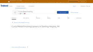 Curtis Metal Finishing - Employee Insights
