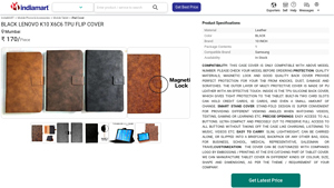 10 INCH - BLACK LENOVO K10 TPU FLIP COVER