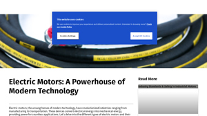 Industrial Motors - Types of Electric Motors