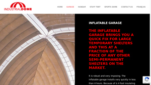 Industrial Dome - Inflatable Garage