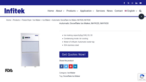 Infitek - Ice Makers IM-FK20 & IM-FK30