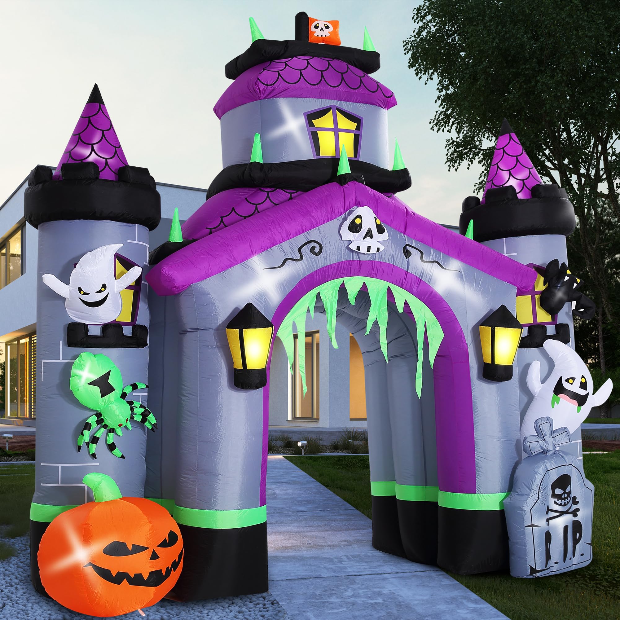 An application scenario or product detail of inflatable haunted house - Image 4