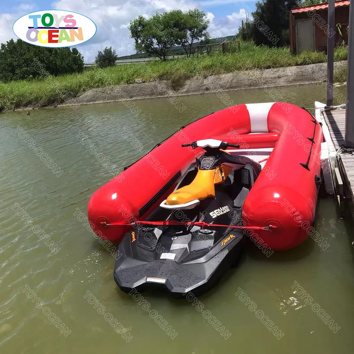 An application scenario or product detail of inflatable jet ski - Image 6