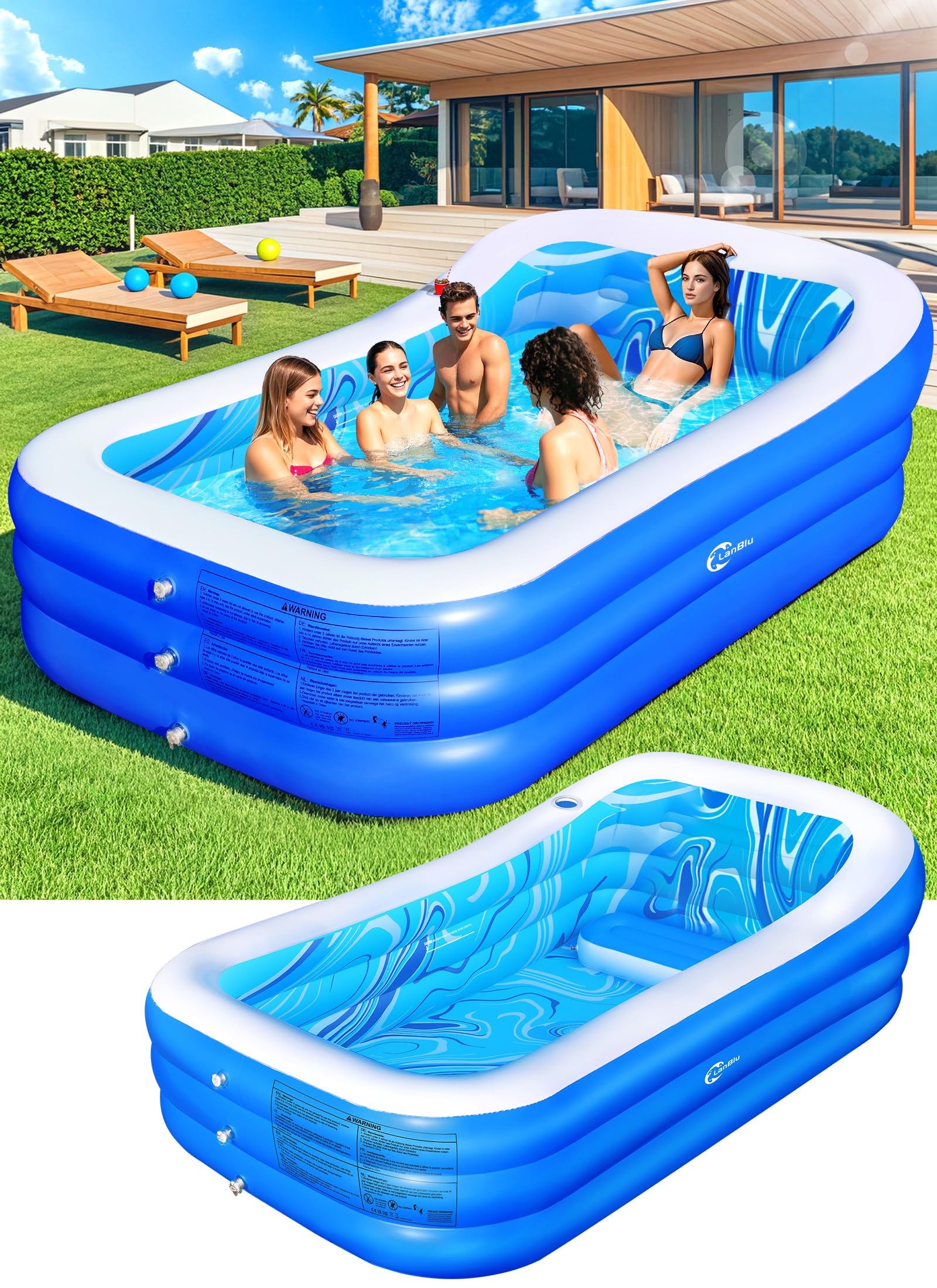 An application scenario or product detail of inflatable large swimming pools - Image 20
