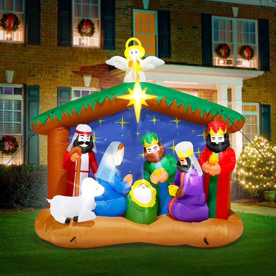 An application scenario or product detail of inflatable nativity scene - Image 5