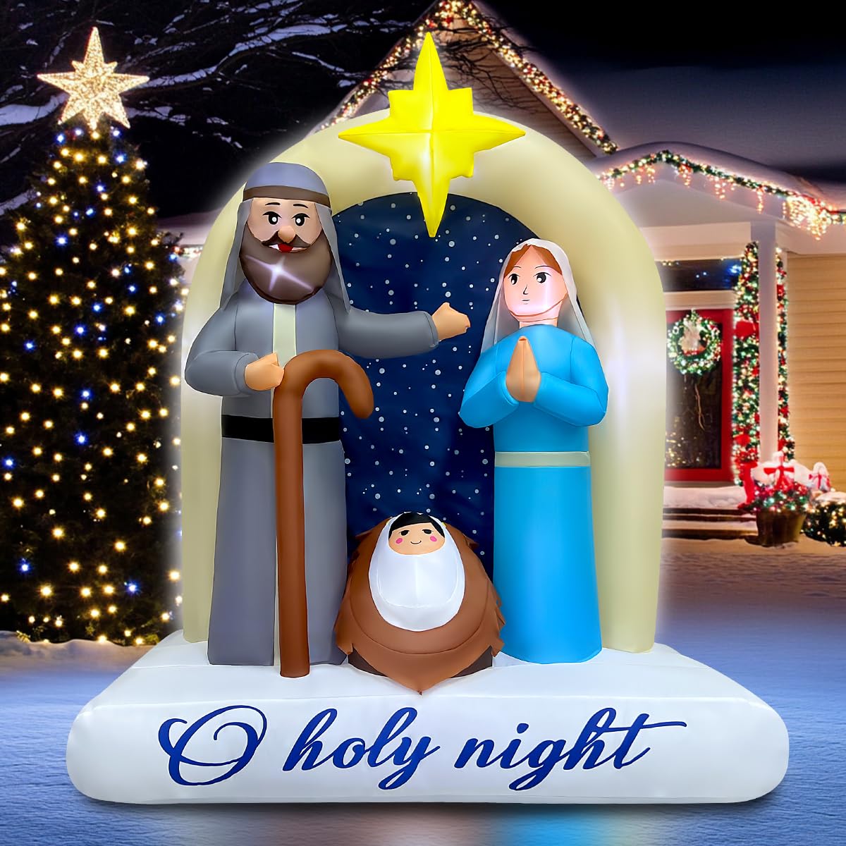 An application scenario or product detail of inflatable nativity scene - Image 8