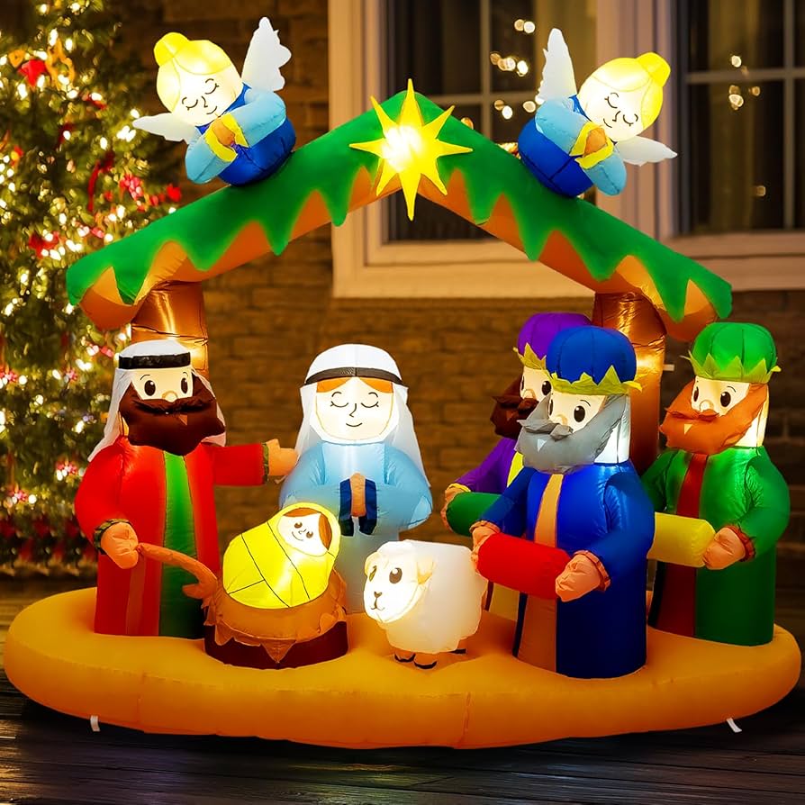 An application scenario or product detail of inflatable nativity scene - Image 10