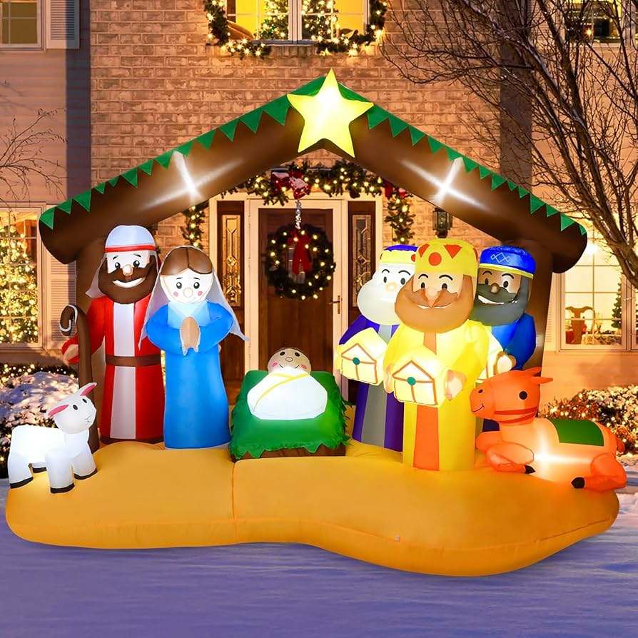 An application scenario or product detail of inflatable nativity scene - Image 12