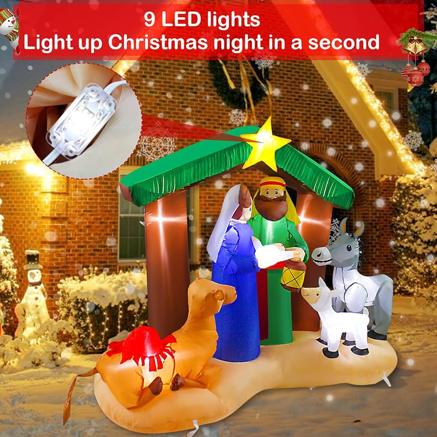 An application scenario or product detail of inflatable nativity scene - Image 14