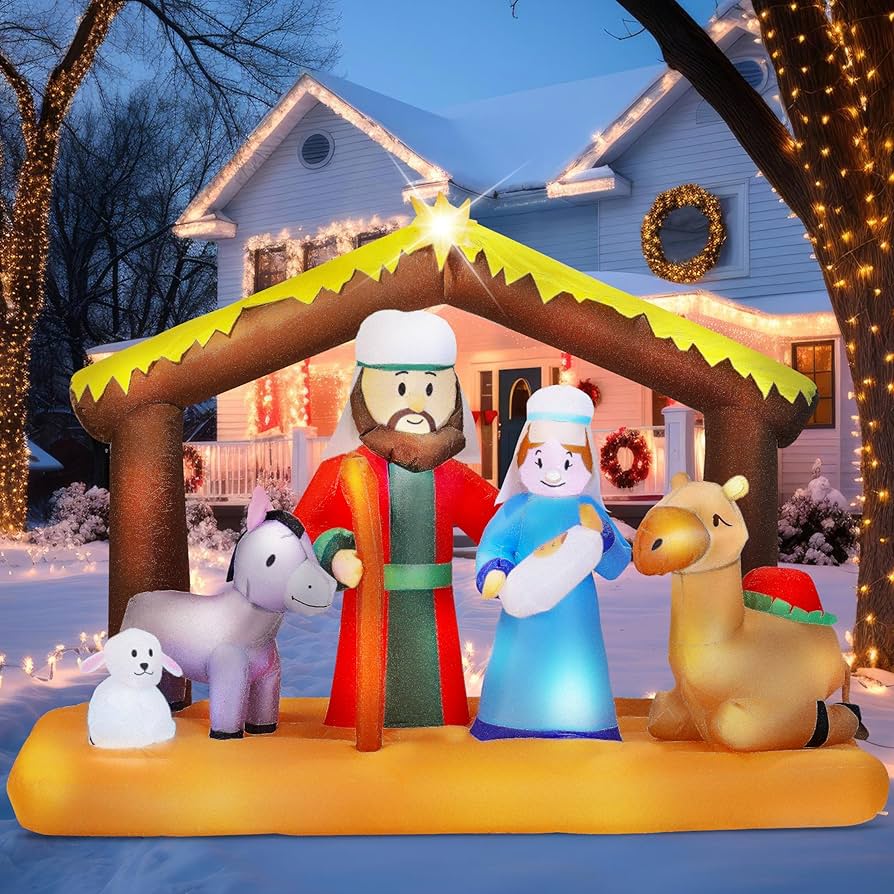 An application scenario or product detail of inflatable nativity scene - Image 17