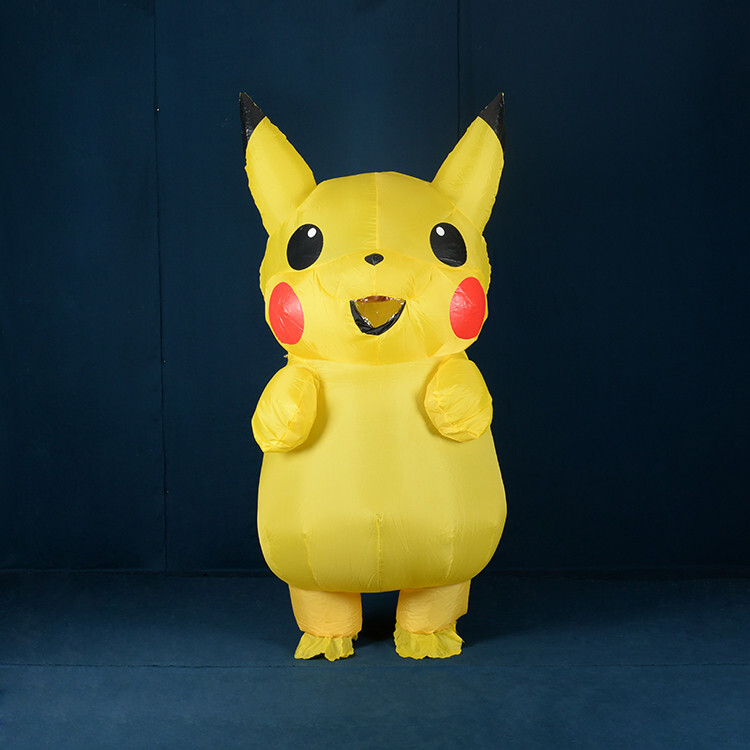 An application scenario or product detail of inflatable pikachu costume - Image 2
