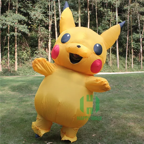 An application scenario or product detail of inflatable pikachu costume - Image 3