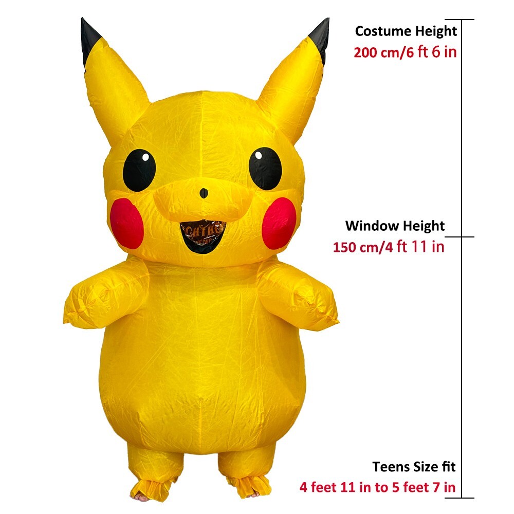 An application scenario or product detail of inflatable pikachu costume - Image 6