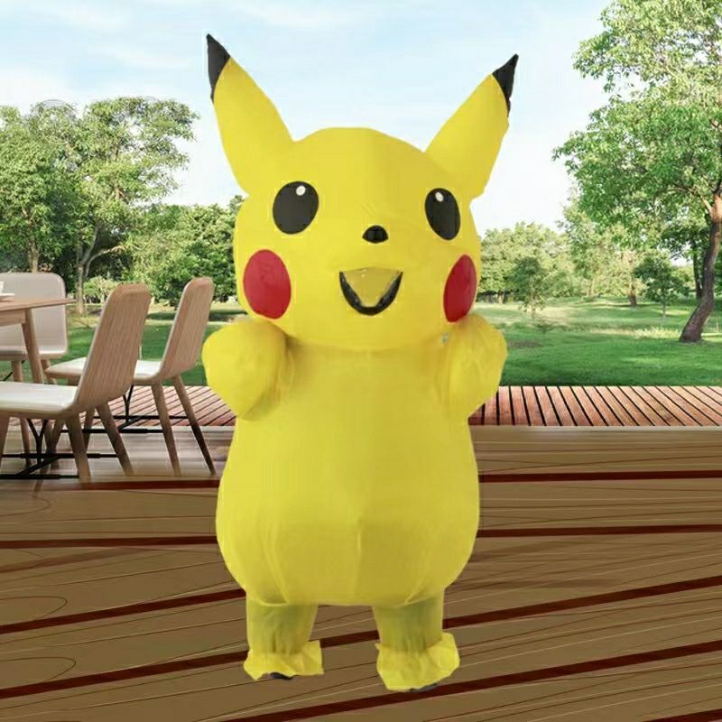 An application scenario or product detail of inflatable pikachu costume - Image 10