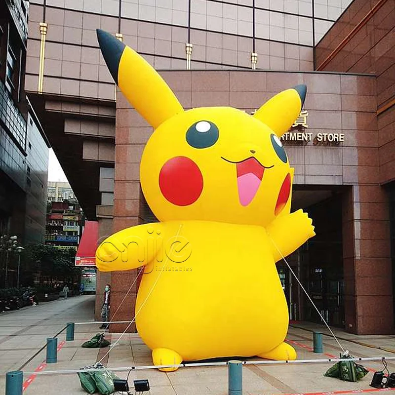 An application scenario or product detail of inflatable pikachu costume - Image 13