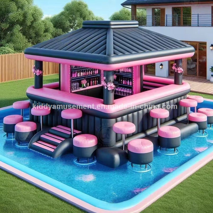 An application scenario or product detail of inflatable pool bar for adults - Image 4