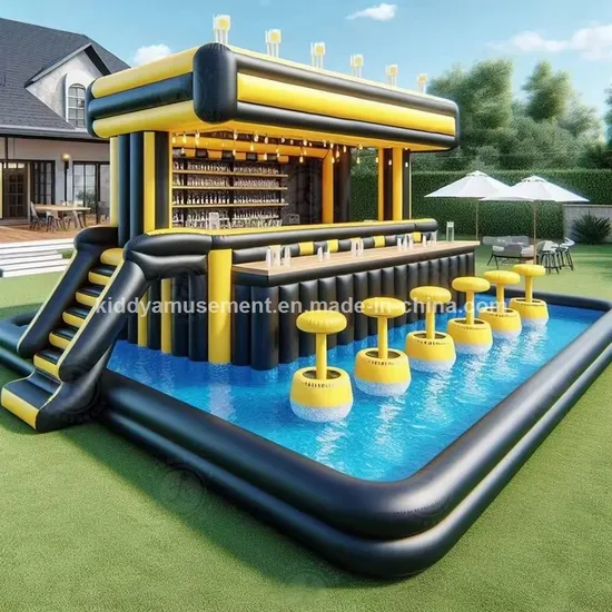 An application scenario or product detail of inflatable pool bar for adults - Image 14